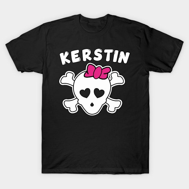 Piratin Kerstin Design For Girls And Women T-Shirt by Tolan79 Magic Designs